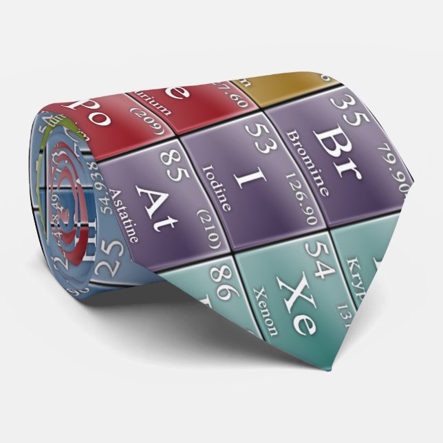 OPUS Periodic Table of the Elements Tie (Rolled)