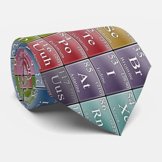 OPUS Periodic Table of the Elements Tie (Rolled)