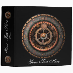 Opus Posh Steampunk Gears Binder