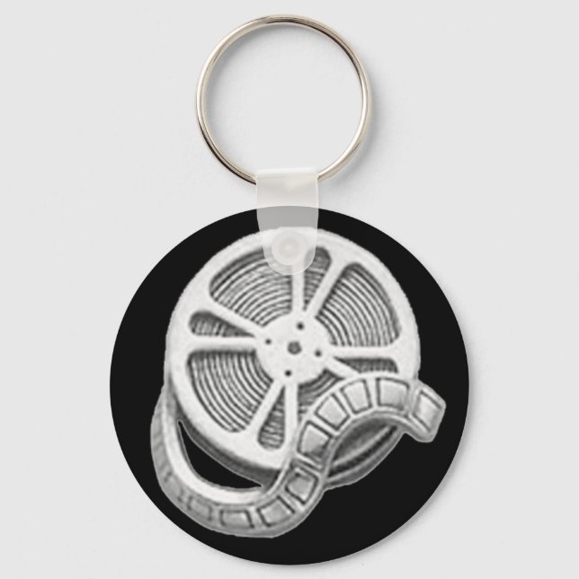 OPUS Silver Film Reel Keychain (Front)