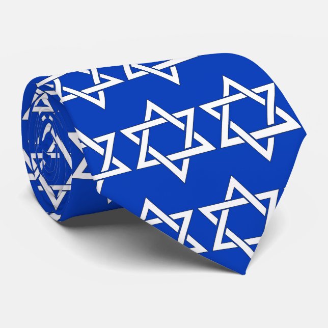 OPUS Star of David - Double Sided Tie (Rolled)