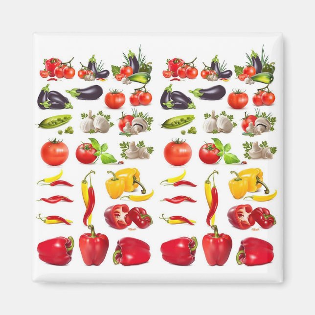 OPUS Vegetables Magnet (Front)