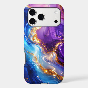 Or Art Marbré Luxe en Or Liquide