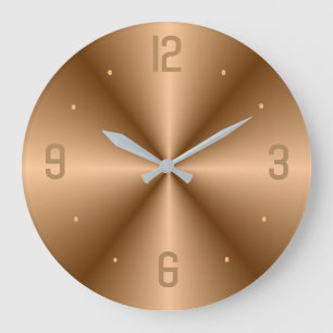 Or classique avec grand nombre> Horloges minimalis