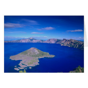 OR, Crater Lake NP, Wizard Island and Crater