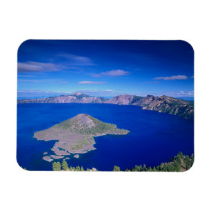 OR, Crater Lake NP, Wizard Island and Crater Magnet