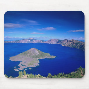 OR, Crater Lake NP, Wizard Island and Crater Mouse Pad