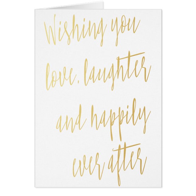 Or de calligraphie moderne "Wishing you love" (Devant)