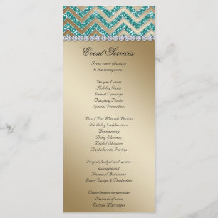 Or de Teal d'étincelle de cartes de support de