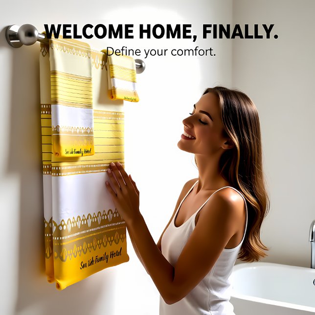 Or élégant avec bande jaune et blanche (Créateur téléchargé)