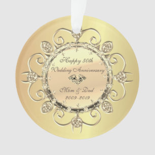 Or Elegant Diamonds 50e anniversaire Mariage