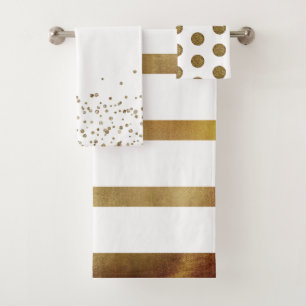 Or et blanc métallique de Noël