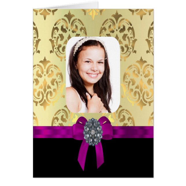 Or et noir damassé (Devant)