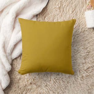 Or foncé (chartreuse) & coussin gris pour canapé g