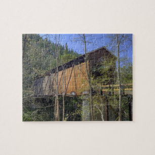 OR, Jackson County, McKee Covered Bridge 2 Jigsaw Puzzle