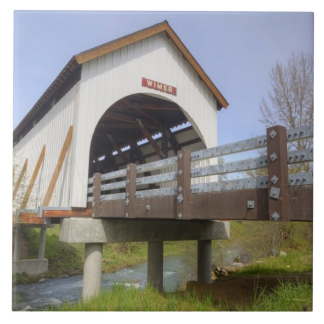 OR, Jackson County, McKee Covered Bridge Tile (Front)