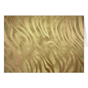 Or Luxe Luxueux Safari Jungle Zèbre Glamour