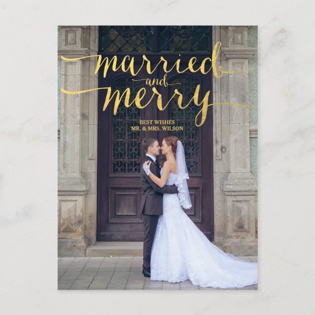 OR MERRY & MARIÉ | CARTE POSTALE PHOTO VACANCES (Devant)