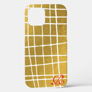 Or moderne et Coque-Mate de Monogramme coque iphon