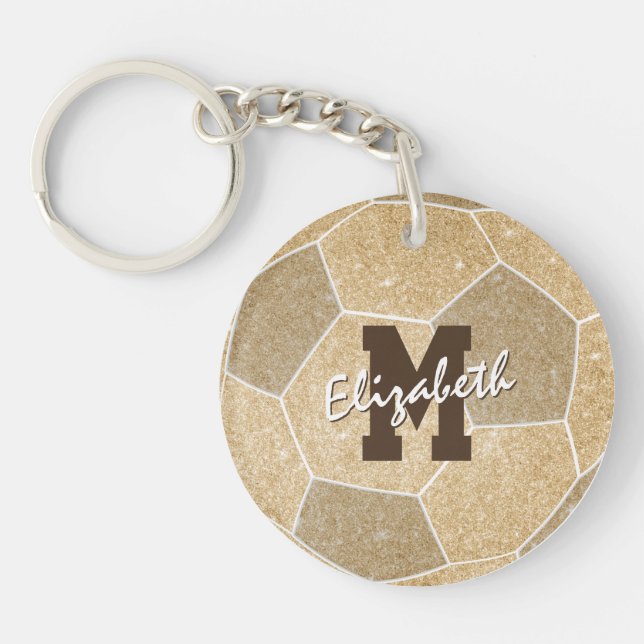 or monogrammed sports filles sac de football (Devant)