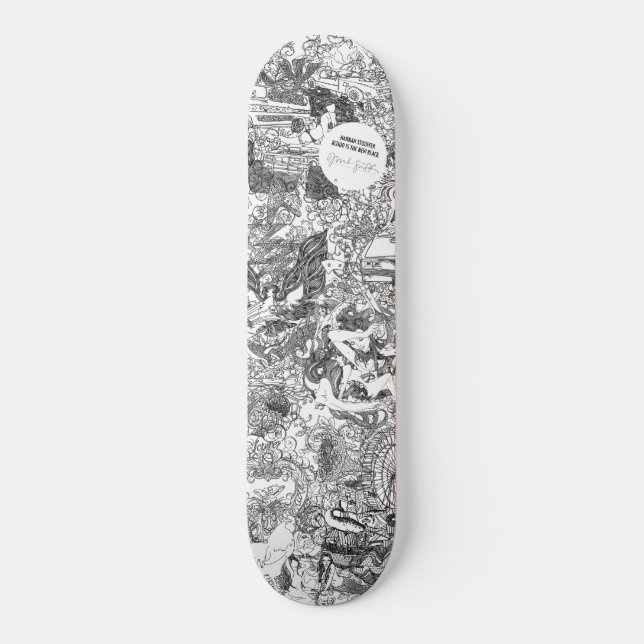 Or Noir by Hannah Stouffer Skateboard (Front)