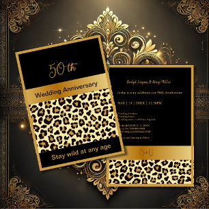 or noir rester sauvage 50e anniversaire Carte Plat