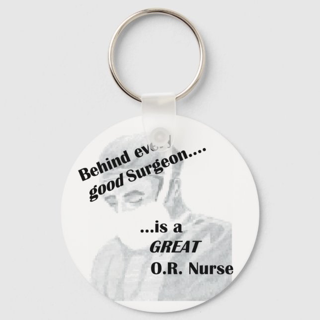 OR Nurse Keychain (Front)