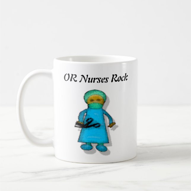 OR Nurses Rock Coffee Mug (Left)