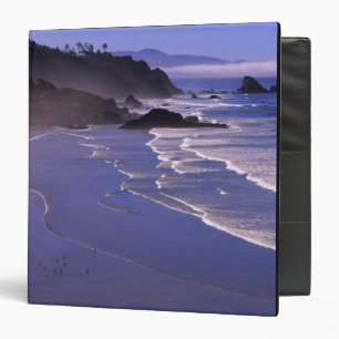 OR, Oregon Coast, Ecola SP, Indian Beach with Binder
