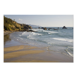 OR, Oregon Coast, Ecola State Park, Indian Photo Print