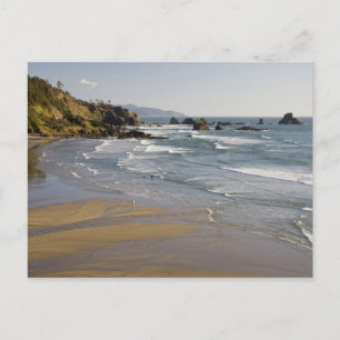 OR, Oregon Coast, Ecola State Park, Indian Postcard
