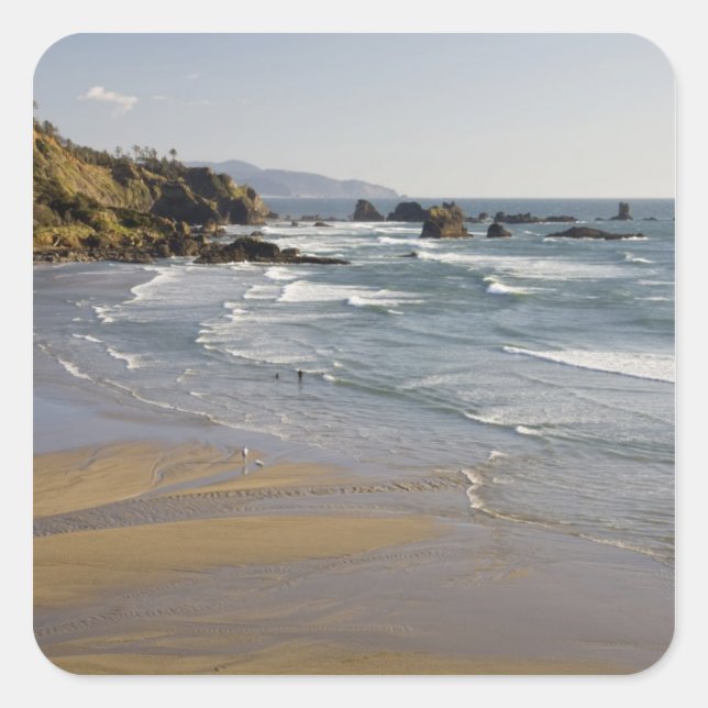 OR, Oregon Coast, Ecola State Park, Indian Square Sticker (Front)