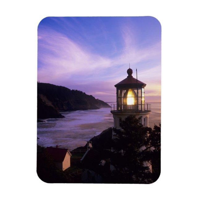OR, Oregon Coast, Heceta Head Lighthouse, on Magnet (Vertical)