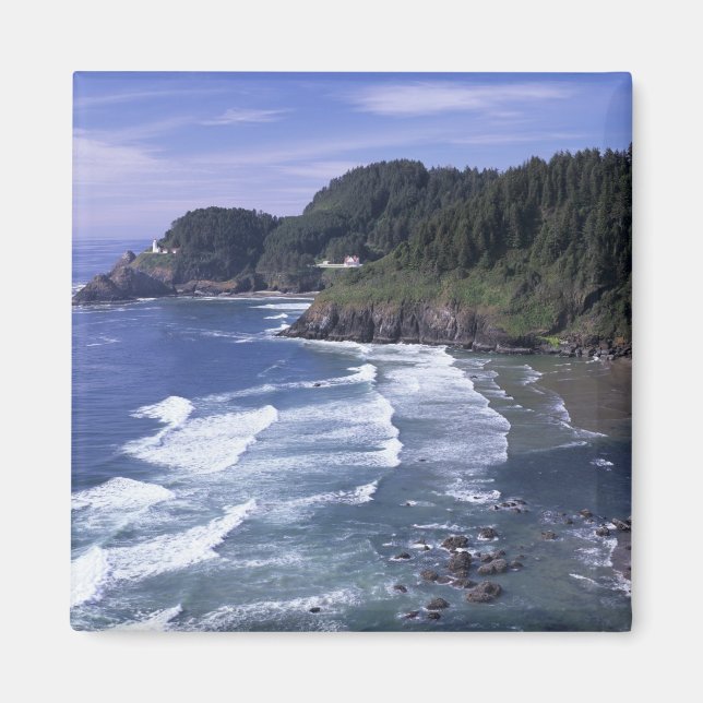 OR, Oregon Coast, Heceta Head Lighthouse, on Magnet (Front)