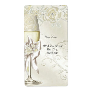 Or Roses Florales Perle Crème Or Mariage