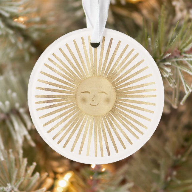 Or Soleil Doré Céleste Boho Moderne  (Arbre)