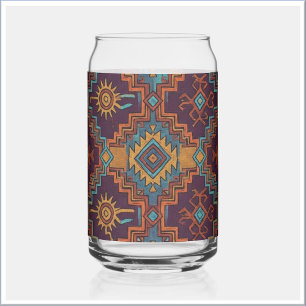 Or Sud-Ouest Tribal Turquoise Violet Foncé