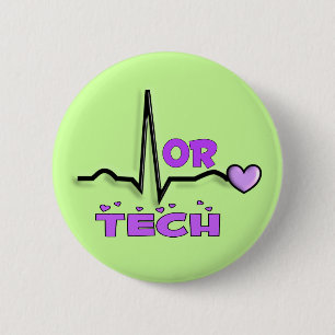OR TECH Gifts--QRS Design 2 Inch Round Button