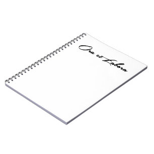Ora et Labora Notebook