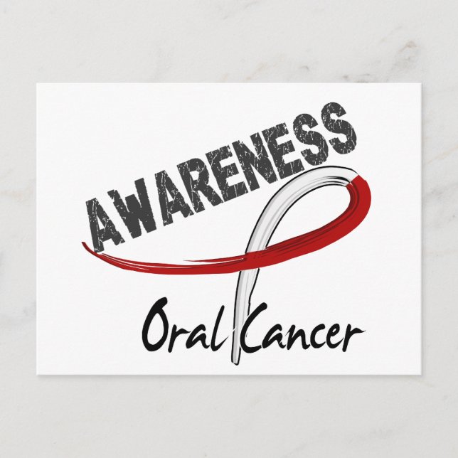 Oral Cancer Awareness 3 Postcard (Front)