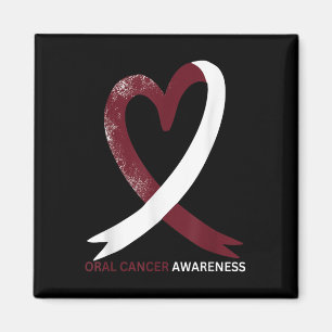 Oral Cancer Awareness Month 2024 Throat Head Neck Magnet