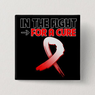 Oral Cancer In The Fight For a Cure 2 Inch Square Button