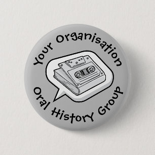 Oral History 2 Inch Round Button