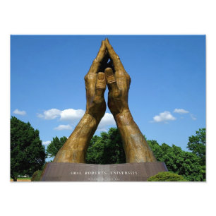 Oral Roberts University Praying Hands Photo Print