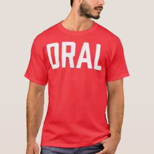 Oral Single Word Adjective Simple Halloween Costum T-Shirt