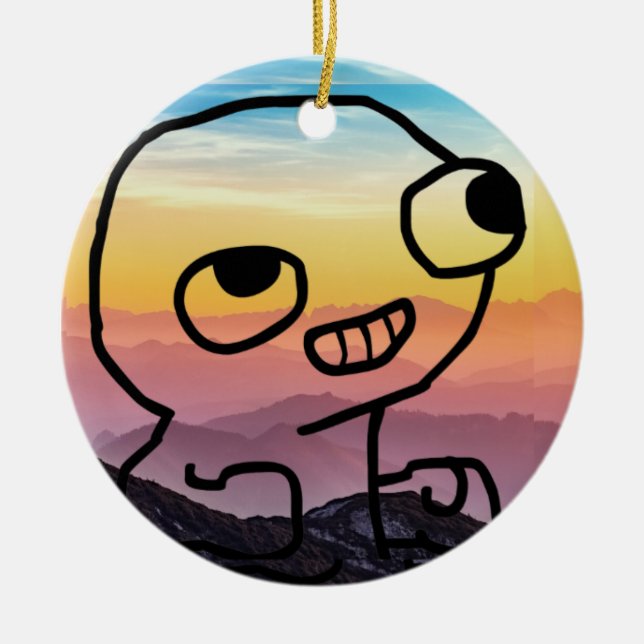 Orament! Ceramic Ornament (Front)