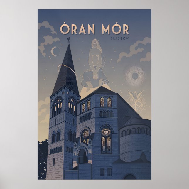 Oran Mor Glasgow Travel Poster (Front)