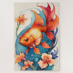 Oranda Goldfish Jigsaw Puzzle