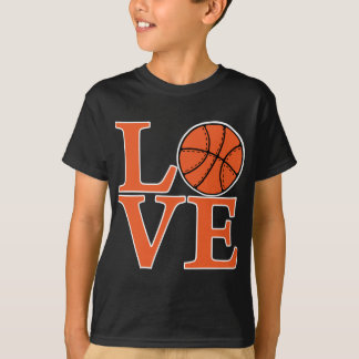 orange2, Basketball LOVE T-Shirt