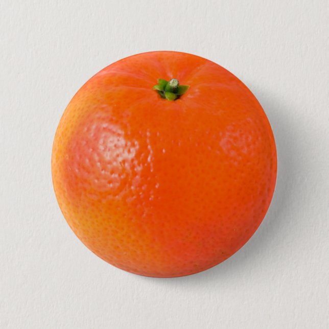 Orange 2 Inch Round Button (Front)